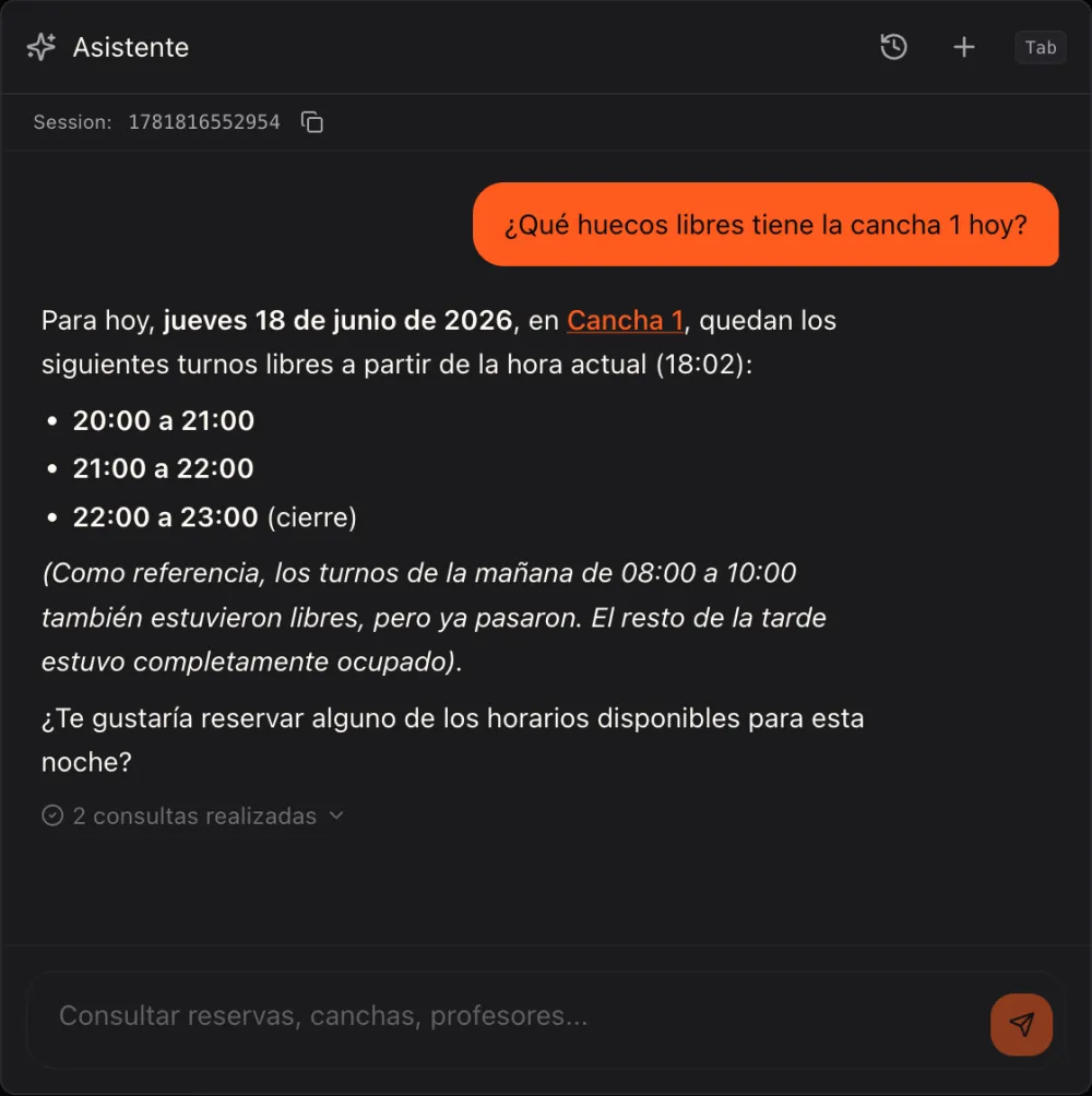 Preguntale a tu club con el Asistente IA