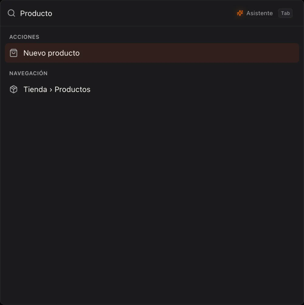 Encontrá y creá todo con ⌘K