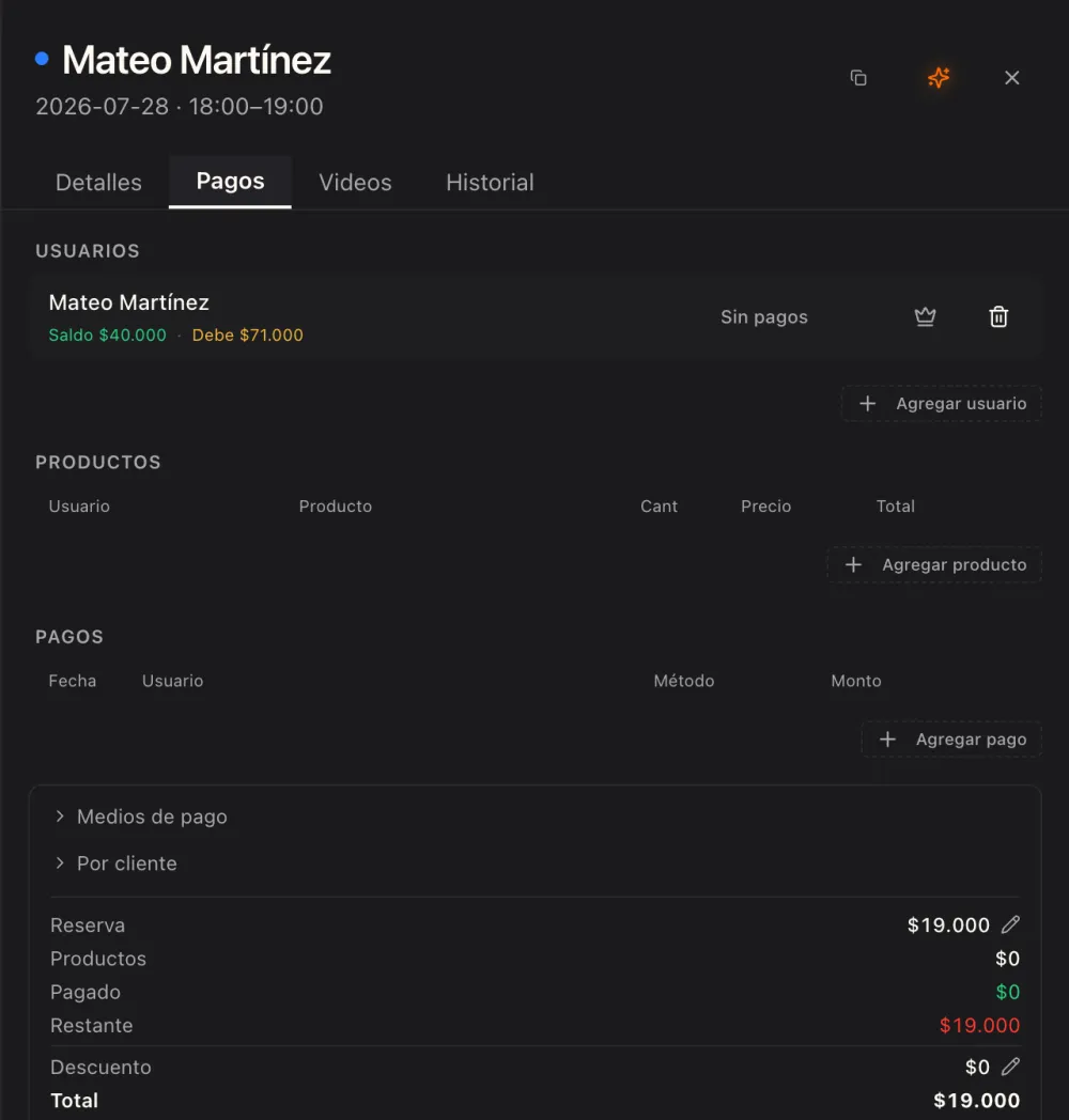 La deuda que ves es la de esa persona, no la de todo el grupo